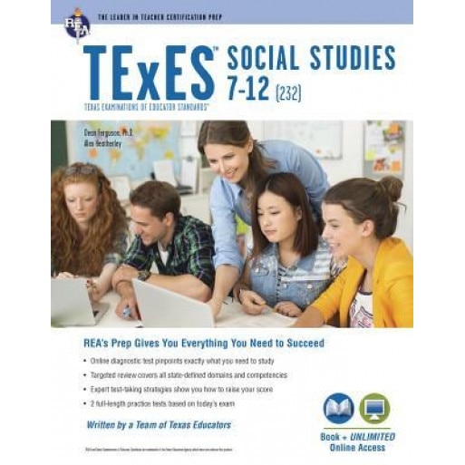 TExES Social Studies 7-12 (232) Book + Online, Dean Ferguson (Author)