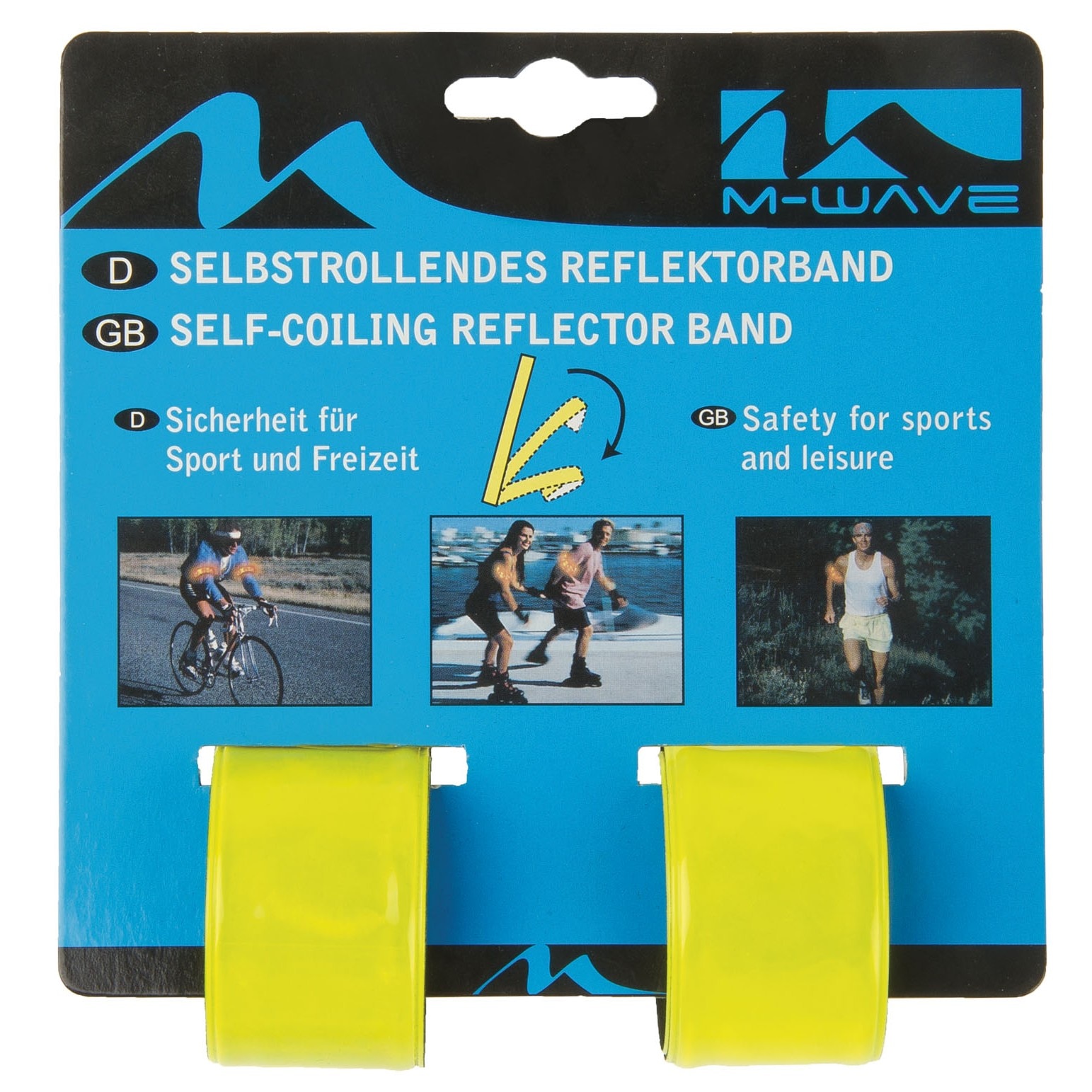 Set banda reflectorizanta M-Wave,SNAPWARP,30 x 340 mm