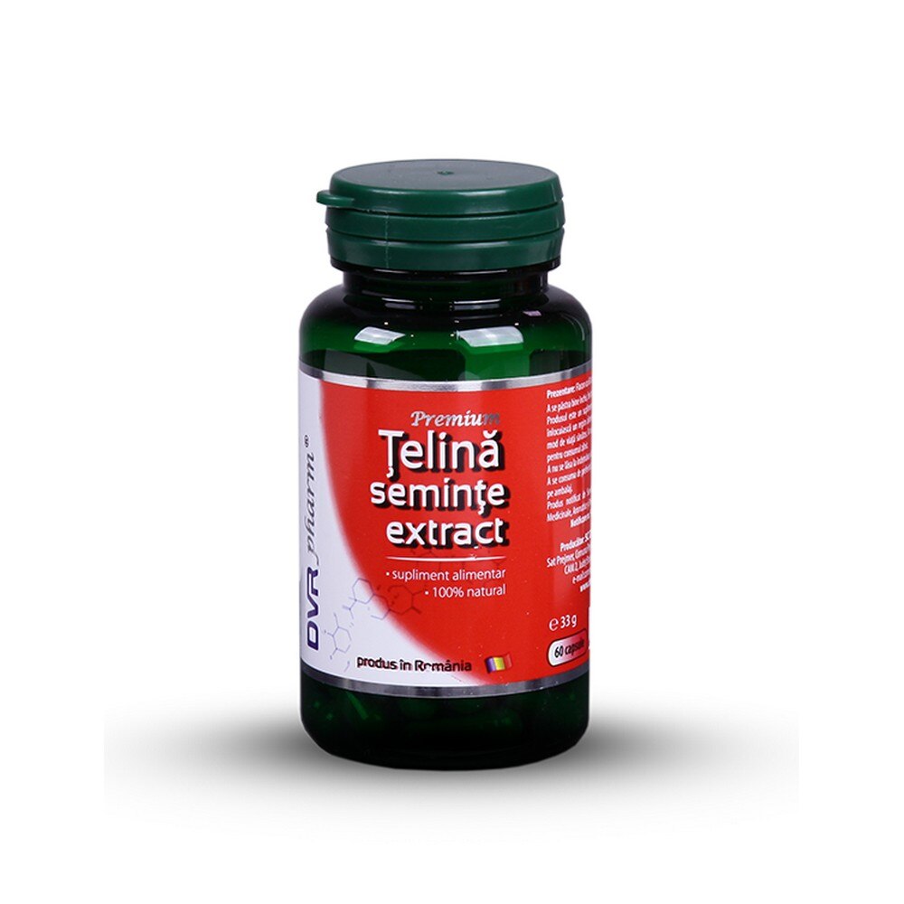 Supliment nutritiv, DVR Pharm, Telina seminte extract, 60 cps