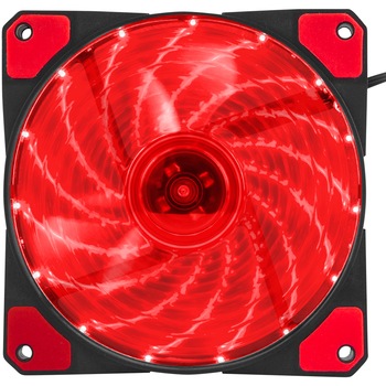 Ventilator 120 mm Genesis Hydrion 120 red LED Ventilator 120 mm Genesis Hydrion 120 red LED