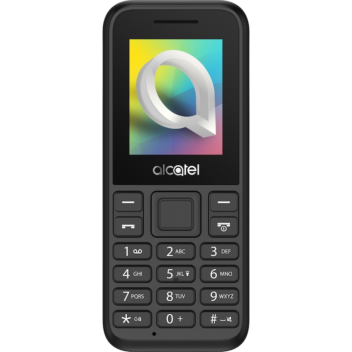 Alcatel 1066D Mobiltelefon, Dual SIM, Kártyafüggetlen, Fekete