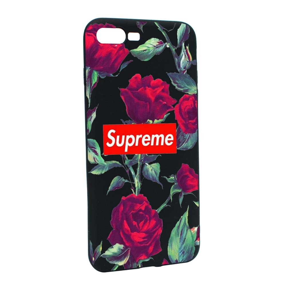 Husa de protectie Supreme, Rose pentru Apple iPhone 7 Plus / 8 Plus, rezistenta la uzura, anti-alunecare, din silicon Premium, B262