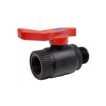 Robinet plastic cu bila metalica, 11/4'' PN16 Robinet plastic cu bila metalica, 11/4'' PN16