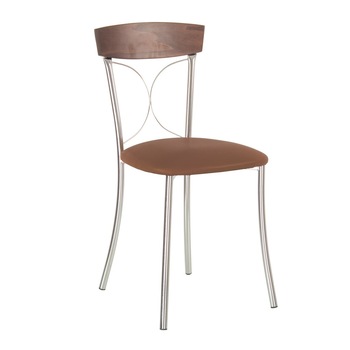 Scaun bucatarie SE-17, Maro piele ecologica Scaun bucatarie SE-17, Maro piele ecologica