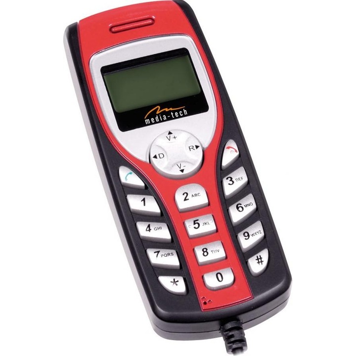 Мобилна VoIP слушалка Media-tech MT4200 TALK USB PHONE