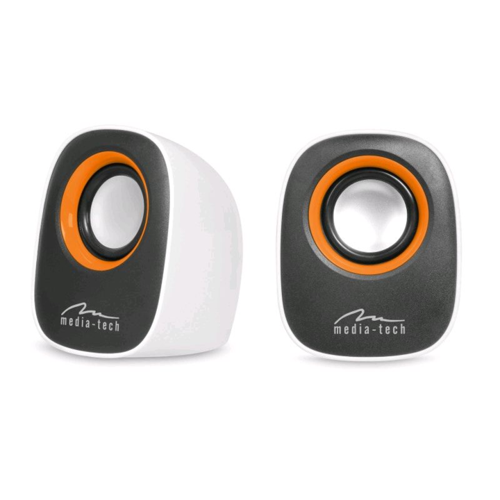 Стерео колонки Media-tech MT3137W IBO, 6W, USB