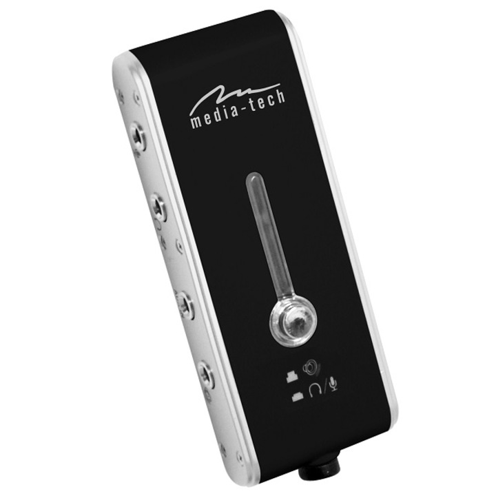 Hub audio, Media-tech, MT0817, Negru