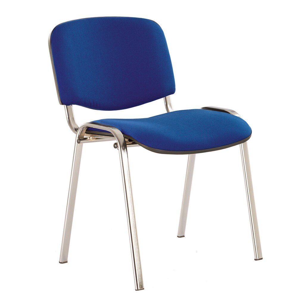 Scaun vizitator ISO CHROME, Safir stofa cagliari