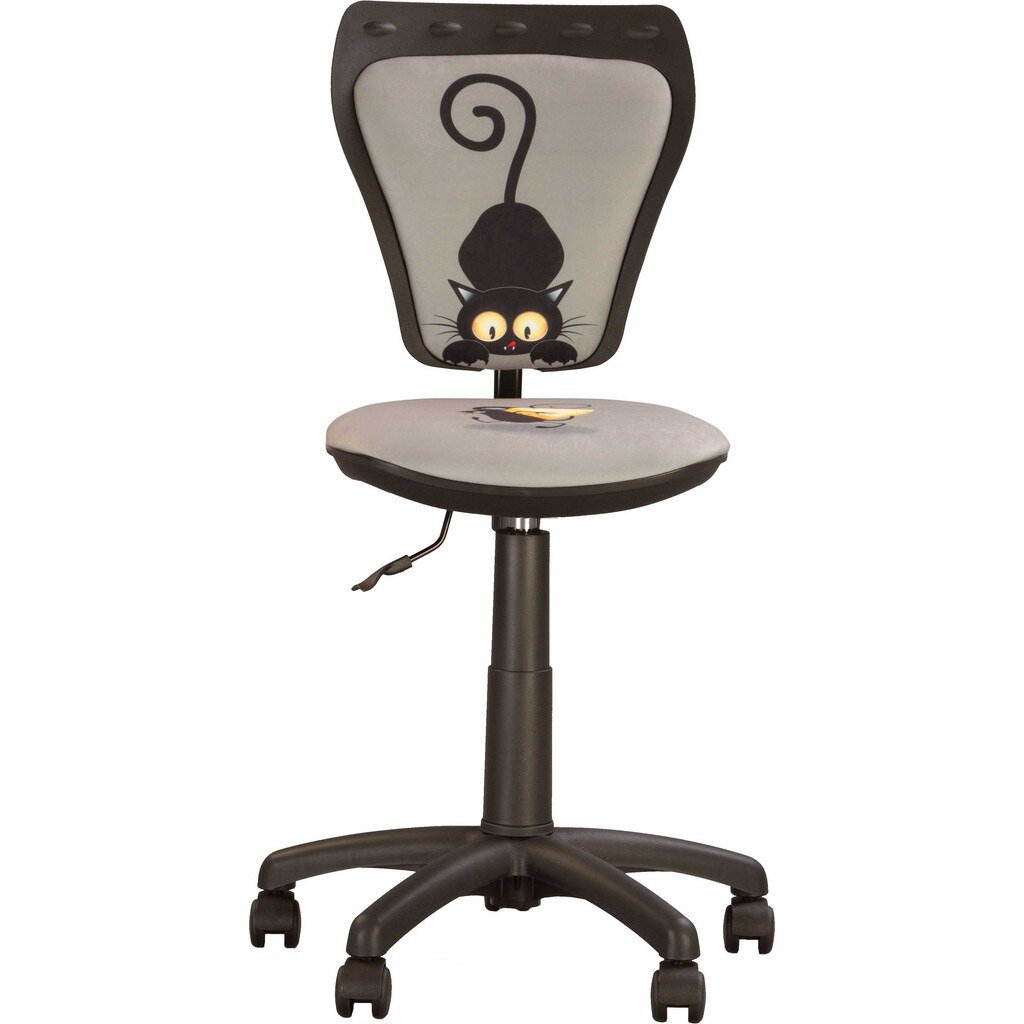 Scaun birou copii MINISTYLE CAT & MOUSE, stofa fantasy cu model