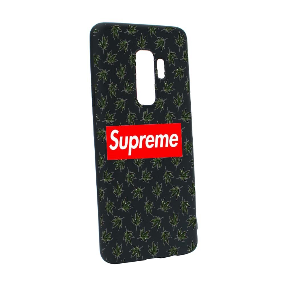 Husa de protectie Supreme, Cannabis pentru Samsung Galaxy S9, rezistenta la uzura, anti-alunecare, din silicon Premium, B263