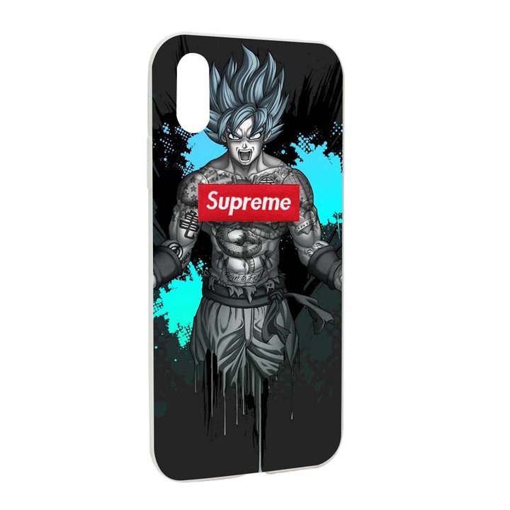 Szilikon védőtok, Apple iPhone XS / X, Supreme Dragon Ball, W266