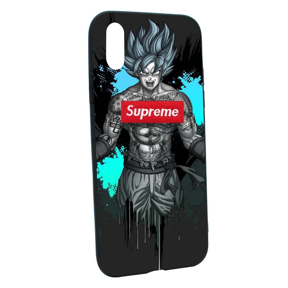 Husa de protectie Supreme, Dragon Ball pentru Apple iPhone XS / X, rezistenta la uzura, anti-alunecare, din silicon Premium, B266