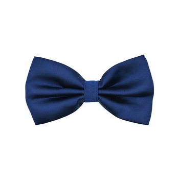 Papion clasic, Onore, microfibra, bleumarin, 12 x 7 cm Papion clasic, Onore, microfibra, bleumarin, 12 x 7 cm