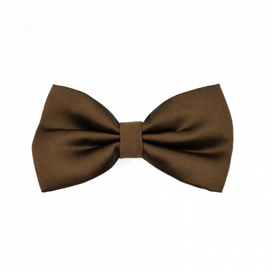 Papion clasic, Onore, microfibra, maro, 12 x 7 cm