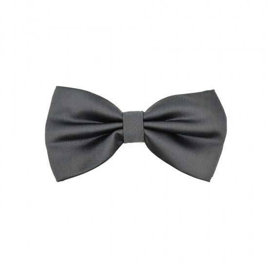 Papion clasic, Onore, microfibra, gri, 12 x 7 cm