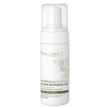 Spuma demachianta, detoxitianta si delicata cu ulei de Moringa si Oxygeskin - Moringa Defence, 100 ML, Bottega Verde Spuma demachianta, detoxitianta si delicata cu ulei de Moringa si Oxygeskin - Moringa Defence, 100 ML, Bottega Verde