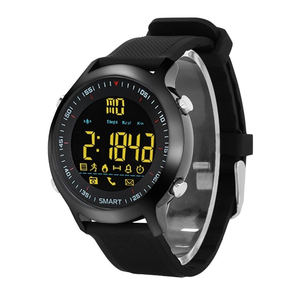 Ceas Smartwatch Exclusive sport ex18, BT 4.0,Notificari apeluri/mesaje, Negru