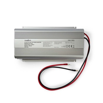 Invertor de tensiune 24V-230V,1700W 2x Schuko, Nedis Invertor de tensiune 24V-230V,1700W 2x Schuko, Nedis