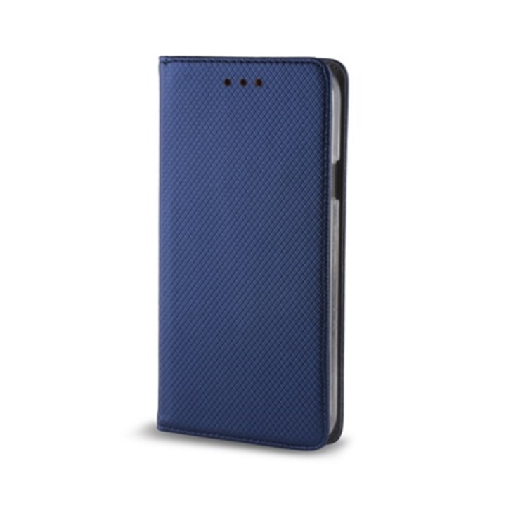 Husa premium book, inchidere magnetica, Samsung Galaxy A20E, Albastra