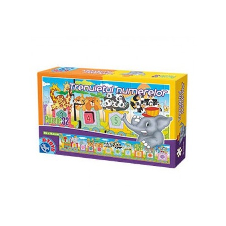 Puzzle 32 Piese Trenuletul Numerelor Emag Ro