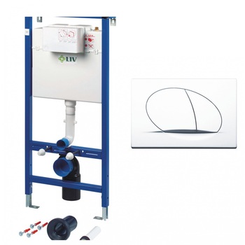 Pachet promo Jog - rezervor incastrat, elemente fixare si clapeta dubla actionare alba Selenite Eco Pachet promo Jog - rezervor incastrat, elemente fixare si clapeta dubla actionare alba Selenite Eco