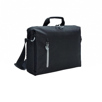 Geanta laptop 15.6 inch, fara PVC, XD by AleXer, JU008, poliester, negru, breloc inclus Geanta laptop 15.6 inch, fara PVC, XD by AleXer, JU008, poliester, negru, breloc inclus