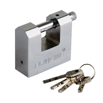Lacat securizat cu tija interna dreapta Proline, 60 mm, otel Lacat securizat cu tija interna dreapta Proline, 60 mm, otel