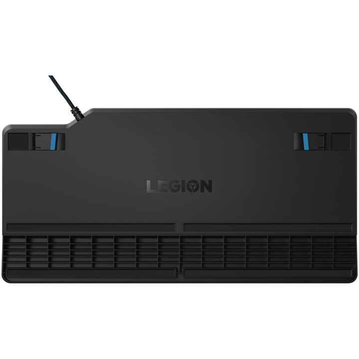 Клавиатура Gaming Lenovo Legion K500, Механична, RGB подсветка, Switch Red, Бутони multimedia, Iron Grey