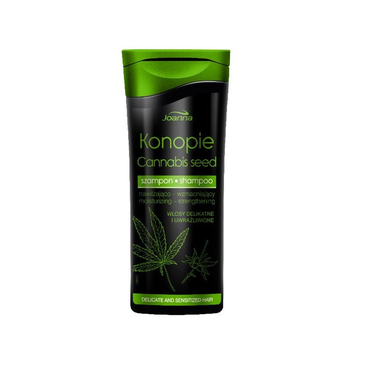 Sampon hidratant de intarire a firelor de par cu seminte de canepa, 200 ml, Joanna