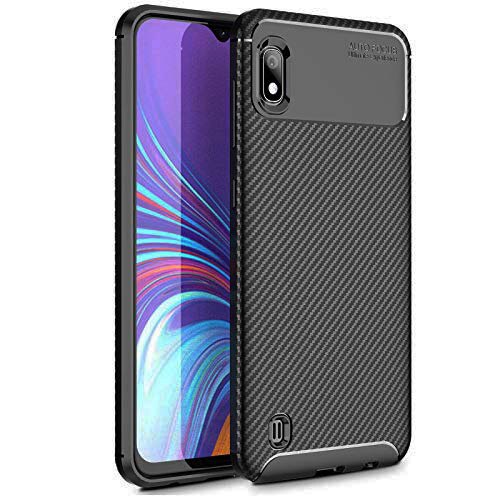 Husa Protectie Silicon Tpu Auto Focus Carbon Samsung Galaxy A10
