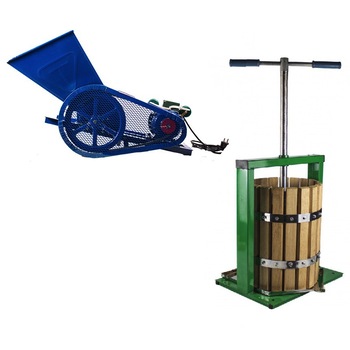 Set Zdrobitor fructe electric 500 Kg/ora, Micul Fermier + Presa Fructe Struguri VILEN Lemn 25L Set Zdrobitor fructe electric 500 Kg/ora, Micul Fermier + Presa Fructe Struguri VILEN Lemn 25L