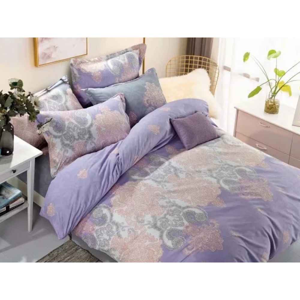 Lenjerie finet satinat gros - 2 persoane - 4 piese - fntg-10