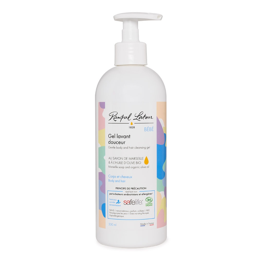 Gel bio de curatare delicat pentru copii Rampal Latour, 500 ml