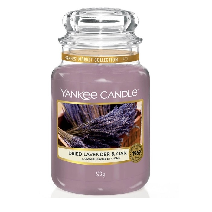 Lumanare Parfumata Borcan Mare Dried Lavender & Oak, Yankee Candle