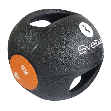 Médecine Ball Sveltus 4kg - Bleu, Diamètre 22cm - Ballon De Fitness Et Musculation