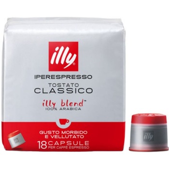 Capsule cafea Illy Iperespresso Medium, 18 capsule, 120.6 gr Capsule cafea Illy Iperespresso Medium, 18 capsule, 120.6 gr