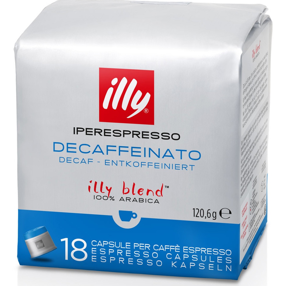 Cafea capsule, illy Iperespresso classico decafeinizata, 18 buc, 120.6 g