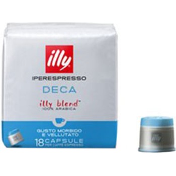 Capsule cafea Illy Iperespresso Decaf, 18 capsule, 120.6 gr Capsule cafea Illy Iperespresso Decaf, 18 capsule, 120.6 gr