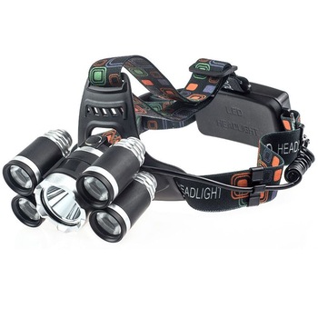 Lanterna frontala 3072, 5 x LED, XM-L T6 + 4XPE, 12000 LM Lanterna frontala 3072, 5 x LED, XM-L T6 + 4XPE, 12000 LM