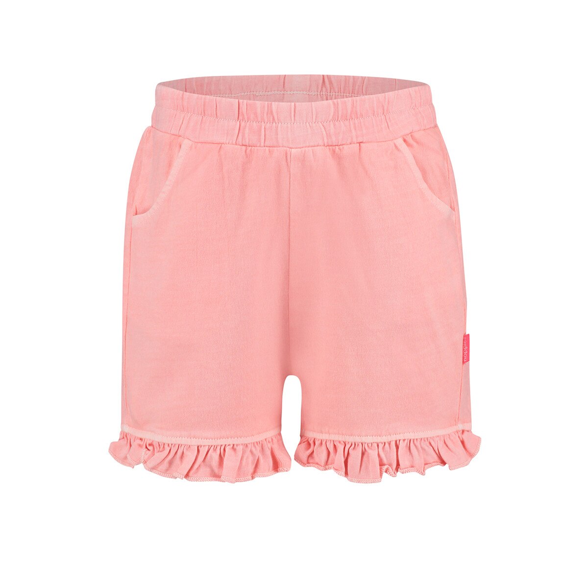 Pantaloni fetite, Noppies, cu volanase, Ruffle, roz