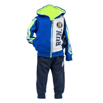 Trening doua piese multicolore, model Run, varsta 12 luni Trening doua piese multicolore, model Run, varsta 12 luni