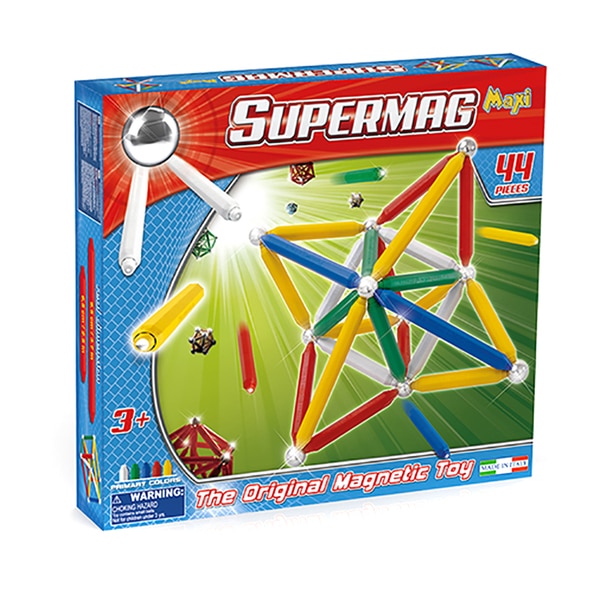 Set constructie maxi primary colors cu 44 piese