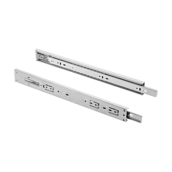 Set 2 glisiere Push to Open, L= 450 mm, cu bile si extragere totala Set 2 glisiere Push to Open, L= 450 mm, cu bile si extragere totala