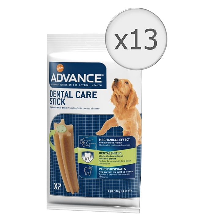 Recompense pentru caini, Advance Dental Stick, 13 buc x 180 g