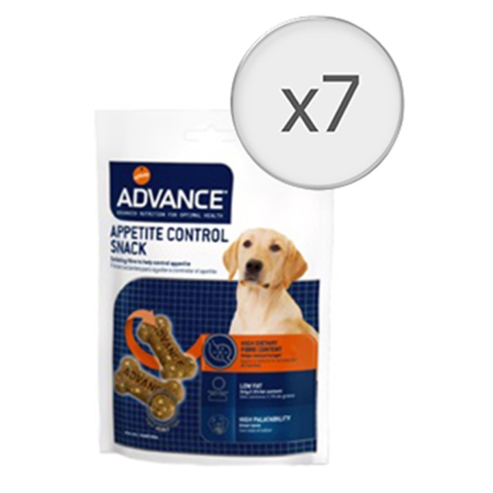 Advance Apetite Control Snack jutalomfalat kutyáknak, 7x150g