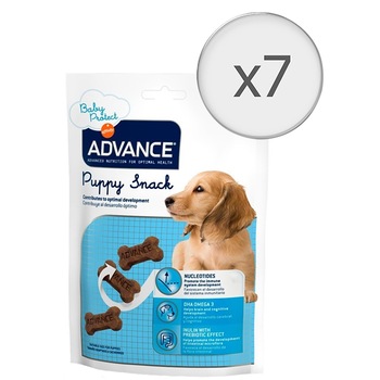 Recompense pentru caini, Advance Puppy Snack , 7 buc x 150g Recompense pentru caini, Advance Puppy Snack , 7 buc x 150g
