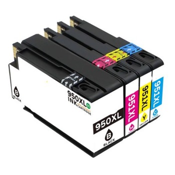 Pachet 4 Cartuse HP 950XL / 951XL CMY Compatibile, Capacitate mare pentru OfficeJet Pro 8100, 8600 Pachet 4 Cartuse HP 950XL / 951XL CMY Compatibile, Capacitate mare pentru OfficeJet Pro 8100, 8600