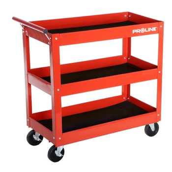 Etajera mobila pentru scule Proline, 730 x 380 x 755 mm, 3 rafturi Etajera mobila pentru scule Proline, 730 x 380 x 755 mm, 3 rafturi