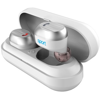 Casti wireless Hi-Fi Elari NanoPods Sport White Casti wireless Hi-Fi Elari NanoPods Sport White