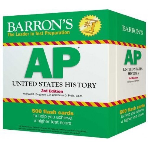 Barron's AP Us History Flash Cards, Michael R. Bergman (Author)